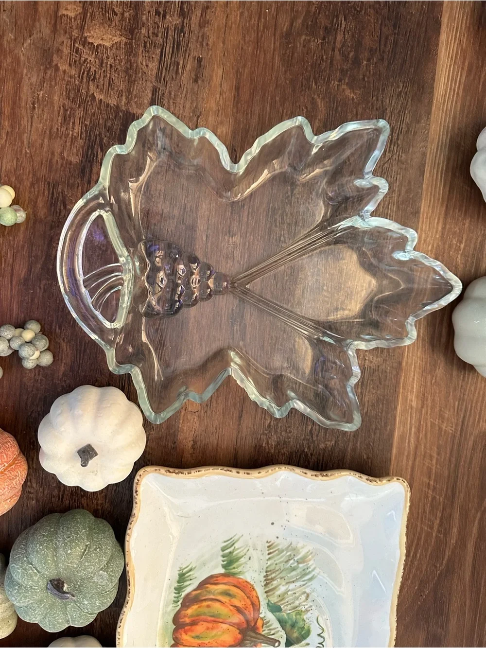 Neutral Autumn Floral Wreath with Mini Pumpkin Accents